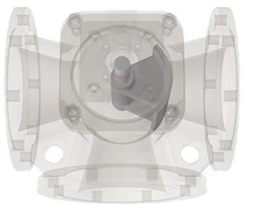 旋转式控制阀内视图